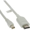 InLine DisplayPort Mini – HDMI kabelis 3 m baltas (17173I)