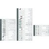 Galvučių komplektas CHROMEplus, 1/4+3/8+1/2'' 195 vnt.., KS Tools