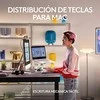 „LOGITECH MX Mechaninė Mini“, skirta MAC „Bluetooth“ apšviesta klaviatūra – PALE Pilkas – US INT'L – TACTILE