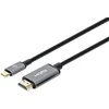 Kabelis USB Manhattan USB-C - HDMI 2 m Juodas (153607)