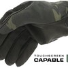 Mechanix Wear Pirštinės Mechanix The Original® Juodas Multicam® Camouflage M dydis. Velcro, dirbtinė oda, TrekDry®