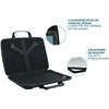 Krepšys Mobilis Mobilis TheOne Rugged Case Clamshell 12.5-14'' - Juodas