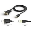 Techly Konwerter USB na RS232/DB9 M/M na kablu 1.5m Polybags