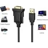 Techly Konwerter USB na RS232/DB9 M/M na kablu 1.5m Polybags