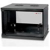 Techly I-CASE EL-1006B32 lentyna 6U Sieninis stovas Juoda
