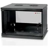 Techly I-CASE EL-1006B32 lentyna 6U Sieninis stovas Juoda