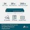 Šakotuvas TP-LINK | „JetStream“ 28 prievadų gigabito išmanusis komutatorius | TL-SG2428P | Valdomas žiniatinklyje | Montuojamas prie stovo | SFP jungčių kiekis: 4 | PoE+ jungčių kiekis: 24 | Maitinimo šaltinio tipas: vienas