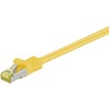 Goobay Wentronic goobay - Komutacinis kabelis - RJ-45 (M) iki RJ-45 (M) - 3,0 m - SFTP, PiMF - Cat.7 neapdorotas kabelis - Be halogenų, formos - Geltona (91611)