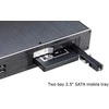Akasa Galileo TU Thin–Mini–ITX 1U obudowa, OEM – juoda