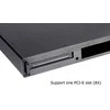 Akasa Galileo TU Thin–Mini–ITX 1U obudowa, OEM – juoda