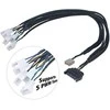 Akasa Flexa FP5S PWM Splitter Cable (5 Fans) – sleeved, 45cm