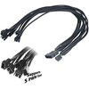 Akasa 4-pin - 4-pin x5, 0,45 m, Juoda (AK- CBFA03- 45)