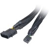 Akasa 4-pin - 4-pin x5, 0,45 m, Juoda (AK- CBFA03- 45)