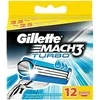 Gillette Mach3 Turbo Skustuvo Galvutės Vyrams, 12 Vnt.