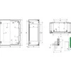 Schneider Talo korpusas 747 x 536 x 300mm IP66 poliesteris be montavimo plokštelės (NSYPLM75TG)