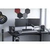 Žaidimų stalas Arozzi Arena Moto Gaming Desk, Motorizuotas, Reguliuojamo aukščio 720-1180mm, Juodas