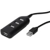 Digitus Skaitmenas | USB 2.0 šakotuvas, 4 prievadų, maitinamas iš magistralės 4 X USB A/F AT prijungtas kabelis | AB-50001-1 | USB 2.0 šakotuvas
