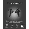 Vivanco belaidės ausinės Fresh Pair BT, juodos (60605)