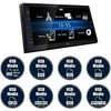 JVC KW-M25BT Juoda 200W Bluetooth