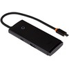 5in1 Baseus Lite serija USB-C 3x USB 3.0 + USB-C + HDMI šakotuvas (fekete)