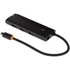 5in1 Baseus Lite serija USB-C 3x USB 3.0 + USB-C + HDMI šakotuvas (fekete)