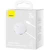 „Baseus Simple Mini3“ magnetinis belaidis įkroviklis 15 W (Sidabrinis)