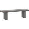 Beliani betoninis sodo suoliukas 150 x 40 cm rutulys TARANTO