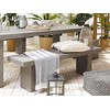 Beliani betoninis sodo suoliukas 150 x 40 cm rutulys TARANTO