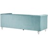Beliani 3 vietų sofa ARVIKA aksominė mėlyna