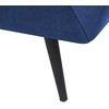 Beliani 3 vietų sofa LENVIK, veliūrinė, tamsiai mėlyna