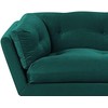 Beliani 3 vietų sofa LENVIKaksominė, smaragdinė