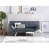 Beliani Trivietė išskleidžiama sofa BRISTOL tamsiai mėlyna