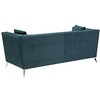 Sofa Beliani 5 vietų minkštų baldų komplektas GAULA, azuro veliūras