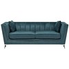 Sofa Beliani 5 vietų minkštų baldų komplektas GAULA, azuro veliūras