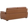 Sofa Beliani 4 vietų svetainės baldų komplektas HORTEN Natūrali oda Ruda