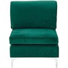 Sofa Beliani 1 vietos modulis EVJA žalias veliūras