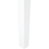Beliani Išskleidžiamas valgomojo stalas HOUSTON šviesiai rudas/baltas 120/150 cm 90 cm pušies mediena