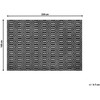 Beliani Kvapus kilimas 160 x 230 cm pilkas ADATEPE