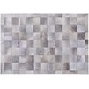 Beliani Odos skiautės kilimas 140 x 200 cm pilkas ALACAM