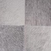 Beliani Odos skiautės kilimas 140 x 200 cm pilkas ALACAM
