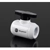 Bitspower Ball Valve 2x Female G1/4 Inch, Juodas Handle – Baltas