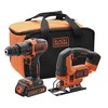 Black & Decker įrankių rinkinys BCK22S1S-QW