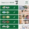 Akum.smūginis gręžtuvas Bosch EasyImpact 18V-40, 2x2 Ah akumuliatoriai