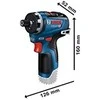 Akumuliatorinis suktuvas Bosch GSR 12V-35 HX PROFESSIONAL