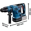 Bosch GBH 18V-36 C, CC 2x8.0PrC, 1880CV