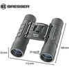 Bresser Hunter10x25 Kompaktiški Neperšlampami Kišeniniai Žiūronai