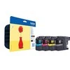 Brother LC-121 Multipack Ink Cartridge, Juodas, Cyan, Magenta, Geltona