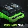 Greenworks G24X2UC4 24V+24V dviejų lizdų įkroviklis 4Ah