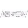 Cobi 24337 lengvasis automobilis Citroen Traction Avant 11CV 1938 1900