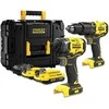 Grąžtas Stanley ST Rinkinys V20 SFMCK461D2S (SFMCD715 + SFMCF810B) 2x2,0Ah TSTAK